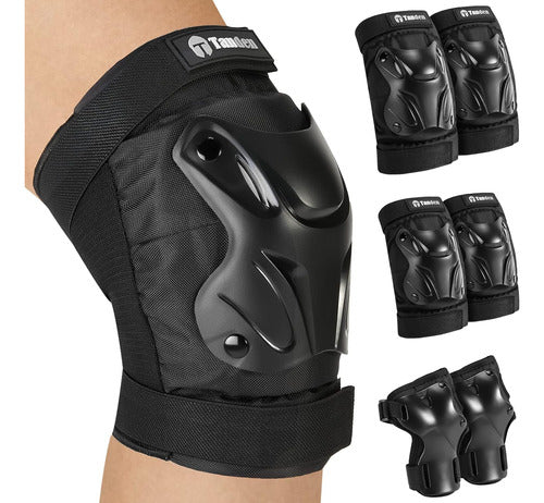 Protector De Rodillas Y Codos Para Adultos, Guantes Para Ska 0