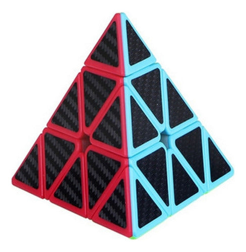 Moyu Cubo Rubik Pyraminx Carbono - Meilong 0