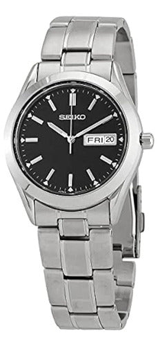 Reloj De Vestir De Cuarzo Japonés Para Hombre Seiko Con Corr 0