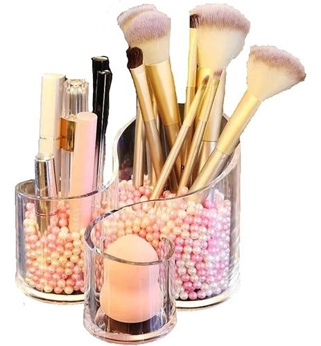 Hardigab Acrylic Makeup Brush Rotating Organizer 0