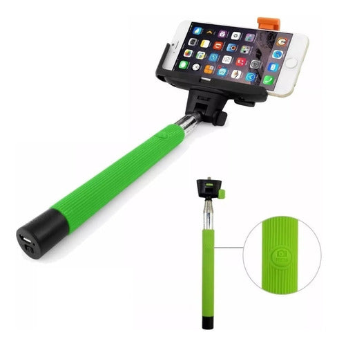 Mono Pod Selfie Stick with Bluetooth – Extendable from 23cm to 105cm 0