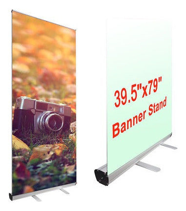 Aluminum Adjustable Rollup Banner Stand 39.5 x 79 1