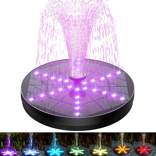 SZMP Solar Fountain 4W Bird Bath Fountains Upgraded 30LED Lights 0