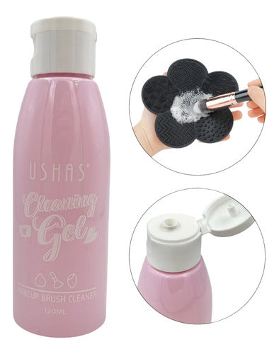 Gel Líquido Limpiador Para Brochas De Maquillaje Ushas 0