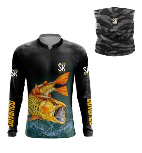 Camiseta Pesca Superking Protec Uv Con Bandana M03 Talle: Gg 0