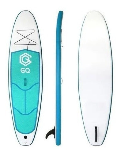 Tabla Stand Up Paddle Inflable Board 3.29m Negra+remo+mochil 2