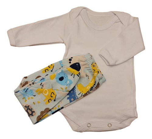 Baby Layette Gift Box Set - Body + Half Teddy Bear 8