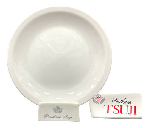 Set of 24 Tsuji 25cm Flat Plates Porcelain with Seal - Free Shipping 1