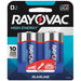 Rayovac D Alkaline Batteries Pack of 8 4