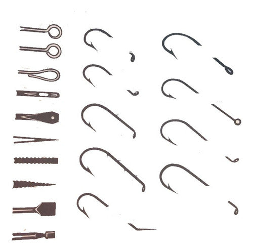 Mustad Norwegian Series 3191 Hooks Size 11 Assorted 100 Units 0