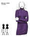 Moldes Unicose Women's Fitted Dress Pattern 1833 0