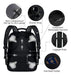 Veckuson 18.4 Inch Extra Large Gaming Laptop Backpack with USB Charging Port 3