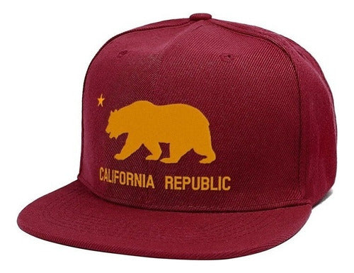 Newcaps California Republic Flat Cap 0