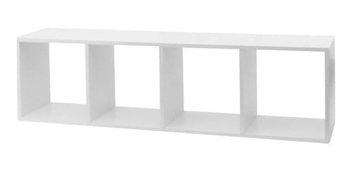 Muebleds Modulo 4 Cubos Estante Organizador 120x30x30cm 0