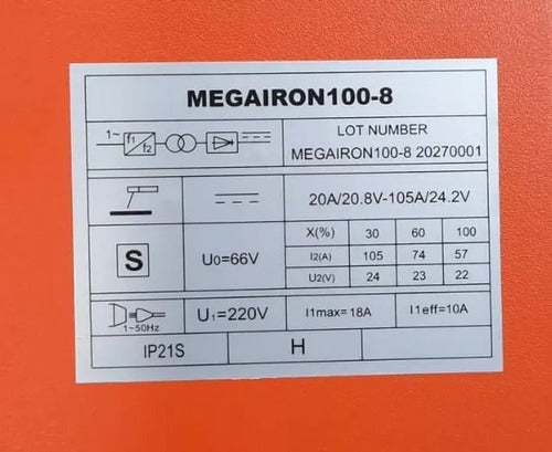 Lusqtoff Soldadora Inverter Iron 100 + Mascara + Electrodos 4