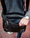 Leather Backpack 100%, With Leather Flap And Strap. A0312 4