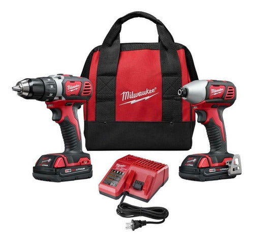 Milwaukee 18V Lithium-Ion Drill and Screwdriver Combo Kit 1