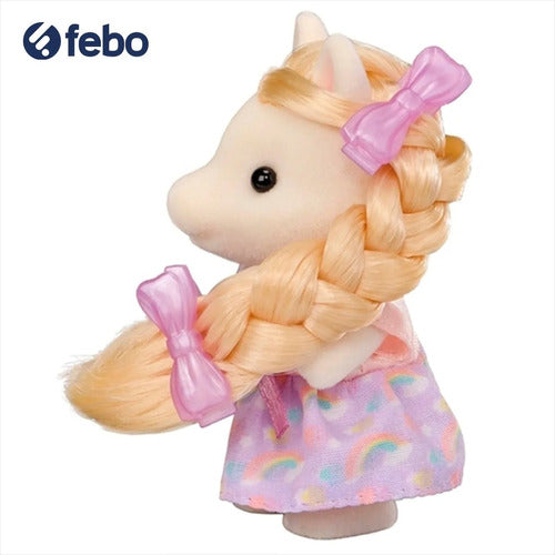 Sylvanian Families Pony Beauty Salon Toy Febo 4