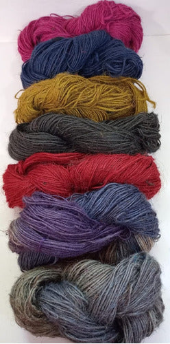 Set of 7 Jute Yarn 1mm Threads Colors 150m each Macrame 1