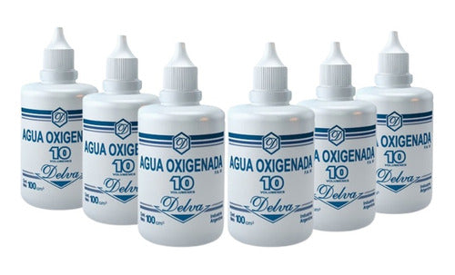 Delva Hydrogen Peroxide 10vol 100ml x6 0