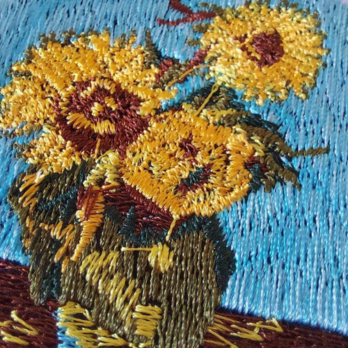 Embroidered Van Gogh Sunflowers Patch 3