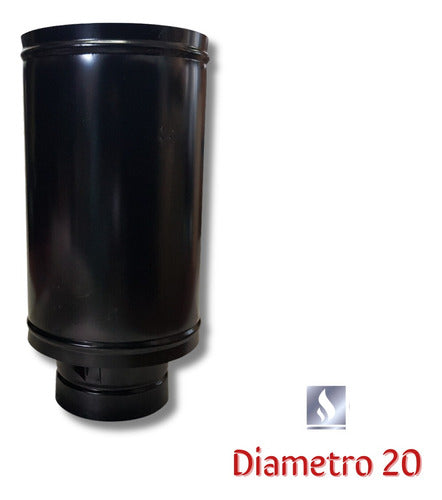 ConductoHogar American Hat Diameter 20 Black Sheet 20 for Grills and Fireplaces 1