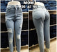 Women's Rigid Mom Jeans With Rips Sizes 36 To 46 1