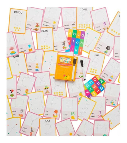 Juego Infantil Cartas Didácticas Empiezo A Escribir Imprenta 2