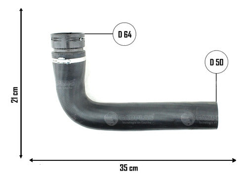 Manguera Radiador Superior Para Mercedes Benz Axor 1