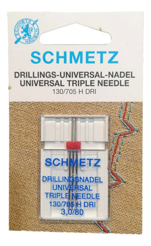 Schmetz Triple Needle for Home Machines - Janome Singer 1