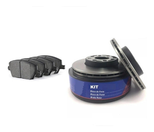 Kit Discos + Pastillas Freno Volkswagen Saveiro Trasero 0