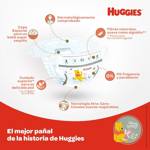 Huggies Supreme Care Xxxg X 2 + Toallas Oleo Calcareo 80 X 2 4