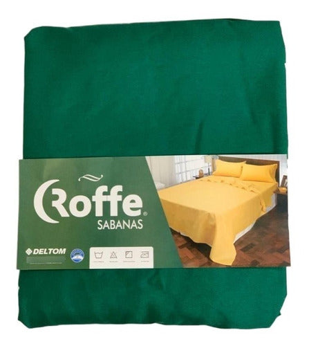 Pack of 3 Adjustable Queen Size Sheets 220 X 240 Cm - Roffe 19