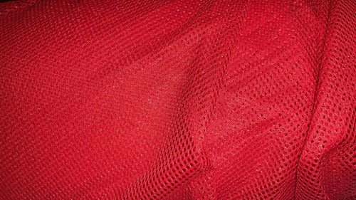 Generic Red Mesh Fabric by the Meter - Excellent Quality 0