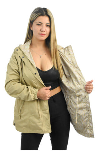 YD Campera Mujer Reversible Impermeable Importada Yd 76370 4