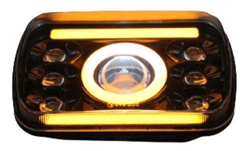 LED Headlight 28W 15 LED 4 Functions High Low Position Beacon Premium 7