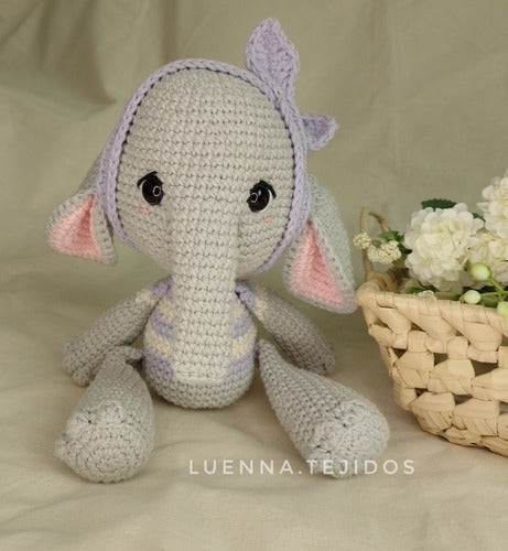 Muñeco De Apego / Elefante / Tejido Crochet / Amigurumi 2