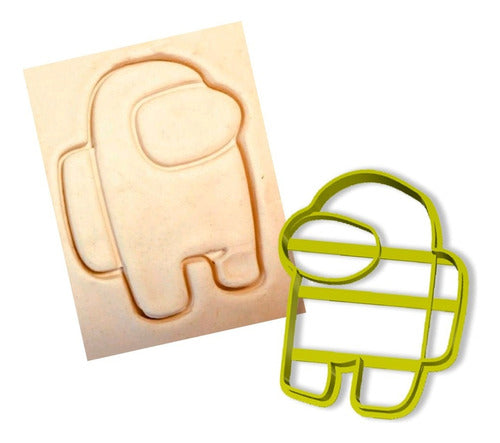 3D Plastic Cookie Cutter - Among Us 0