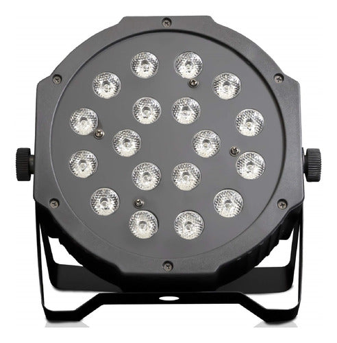 Tacho Cañon Rgb 18 Leds Con Dmx 5