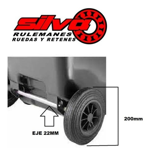 Silva Ruedas Para Carros De Basura 1