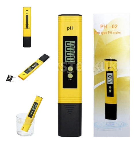 Timber Digital Ph Meter Tester Lcd Pocket Pen-type For Calibration 0