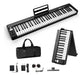 Cossain Piano Keyboard 61 Teclas, Piano Digital Plegable Con 0