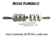 Casa Del Pescador Molde Plomada Plumerillo Modelo 2 1