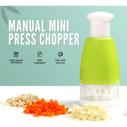Smile Mom E904 Press Chopper - Garlic Onion Veggie Cutter for Vegetarian Kitchen 2