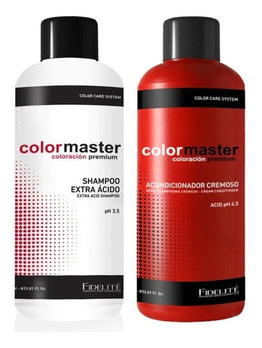 Fidelité Color Master Shampoo + Acid Conditioner Combo 1000ml 0