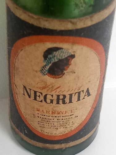 Antigua Botella Miniatura De Negrita 0