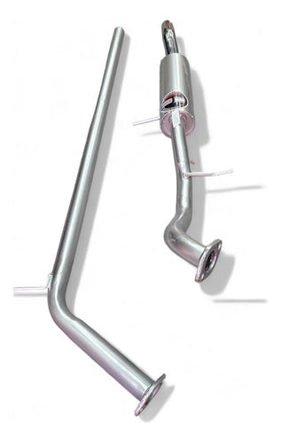 Bellasilens Medium Exhaust Peugeot 307 with Chrome Tip 0