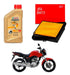 Wega/Castrol Kit Service Cg New Titan 150 Air Filter Castrol Power Sia+ 0