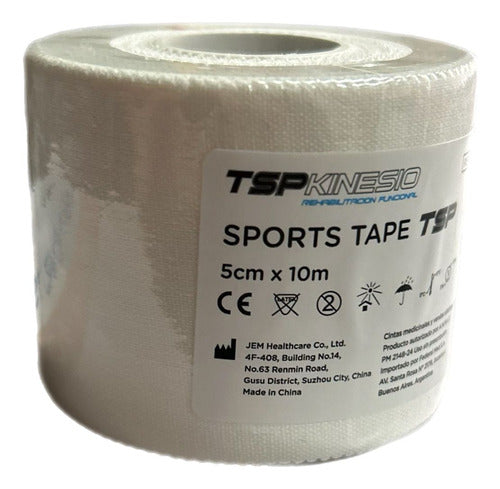 TSP Sport Tape Estribar 5cm X 10 Mts Zinc Sport Tap 0