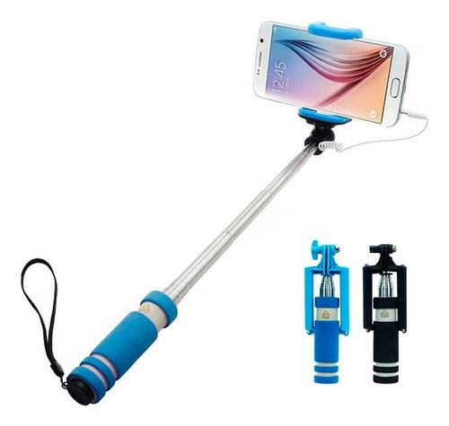 ACTIVEMAS.UY Selfie Stick Para Celular C/cable 3.5mm 0